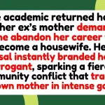 Academic Rejects Proposal After Ex’s Mother Demands She Become a Housewife