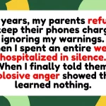 Adult child spends week in hospital without telling parents to prove a point about uncharged phones