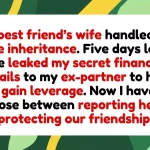 Best Friend’s Wife Leaks Inheritance Secrets to Ex-Wife, Forcing a Brutal Ultimatum Between Loyalty and Law