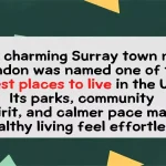 Charming Surrey Town Near London Named Best for Healthy Living