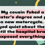 Cousin’s Fake Master’s Degree Exposed in Explosive Hospital Brawl