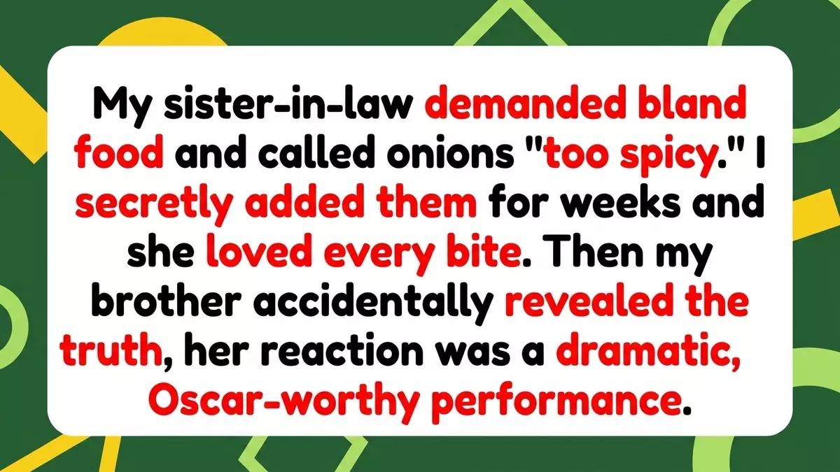 Culinary Control: Teenager Secretly Adds Onions to Family Dinners After In-Law Labels Them “Too Spicy”