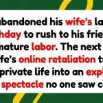 Digital Drama: Husband Abandons Wife’s Birthday for Best Friend’s Labor, Sparking Internet Spectacle