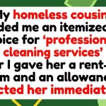 Generous homeowner blindsided after homeless cousin demands pay for unrequested chores