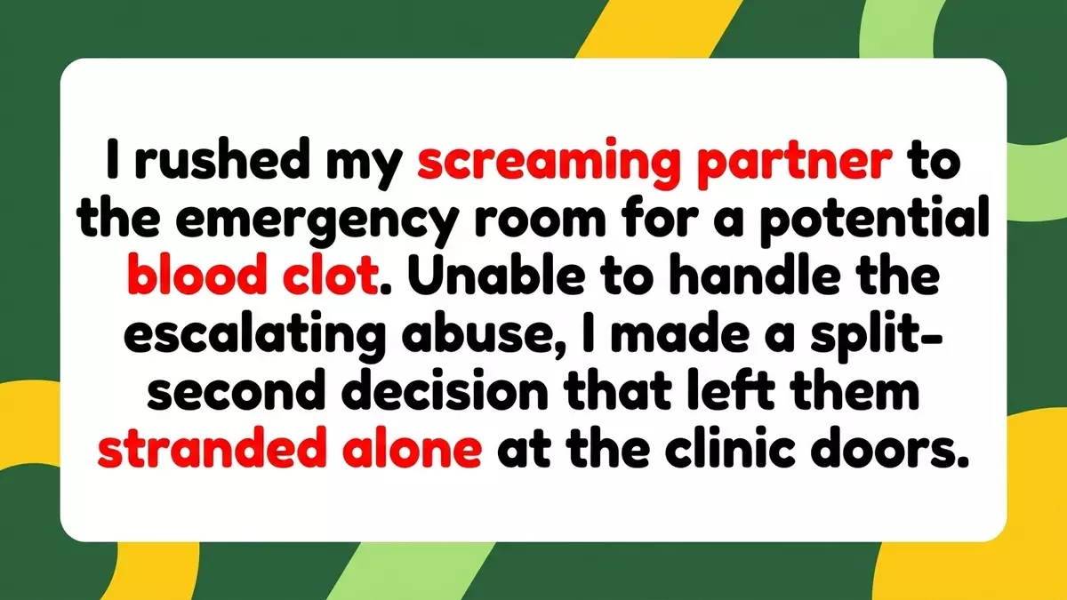 High-Stakes Highway Nightmare: Driver Abandons Volatile Partner at Clinic Doors After In-Car Screaming Match