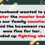 Hosts Give Sister Basement Room on Family Vacation, Sparking Spousal Fight