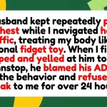 Husband Uses Wife’s Body as “Fidget Toy” While Driving, Blames His ADHD