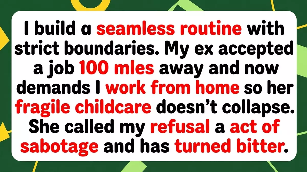 Mom’s 100-Mile Job Move Sparks Bitter Childcare Feud for Devoted Dad