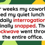 Office Lunch Wars: Was Snapping at a Chatty Coworker Justified?