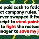 Scam Fails: Server Swaps Receipt for Points, Forgetting Customer’s Corporate Rules