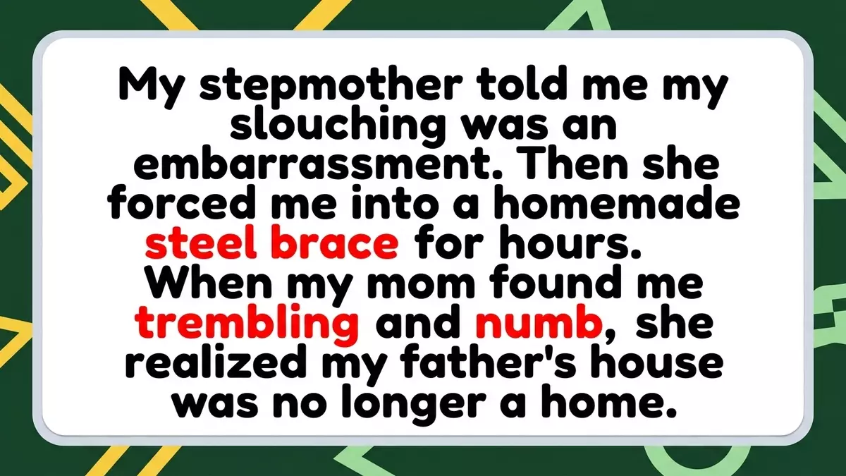 Stepmother Forces Child Into DIY Steel Brace for Slouching