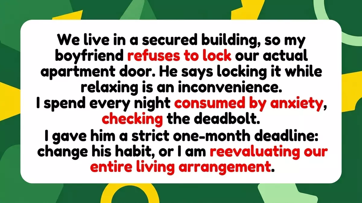 Why Leaving the Front Door Unlocked Is Breaking This Couple’s Trust