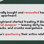 Woman’s Dream Apartment Becomes Boyfriend’s Personal Dumpster